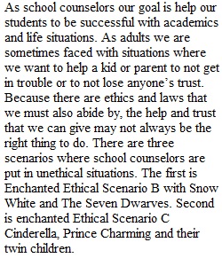 Enchanted Ethical Scenarios